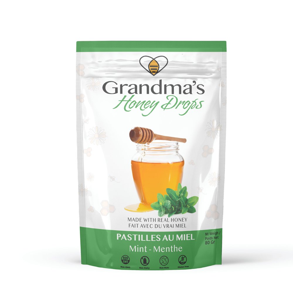 Grandma's Honey Mint Drops Pack of 3