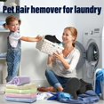 thumbnail image 2 of Pet Hair Remover for Laundry, Reusable Dog & Cat Hair Remover Tool, Effectively Removes Pet Hair, Lint and Dander from Bedding and Clothing, Suitable for Washing Machines, Dryers 8PCS, 2 of 3