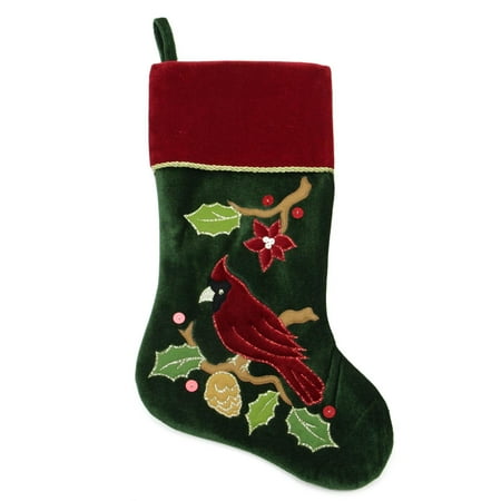Embroidered Green Personalized Christmas Stockings - 20