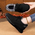 thumbnail image 4 of Willtoo Women's Warm Winter Shoes Walking Tennis Running Casual Athletic Non Slip Sneakers Fleece Lining Comfortable Sports Snow Orthopedic Boots, 4 of 6