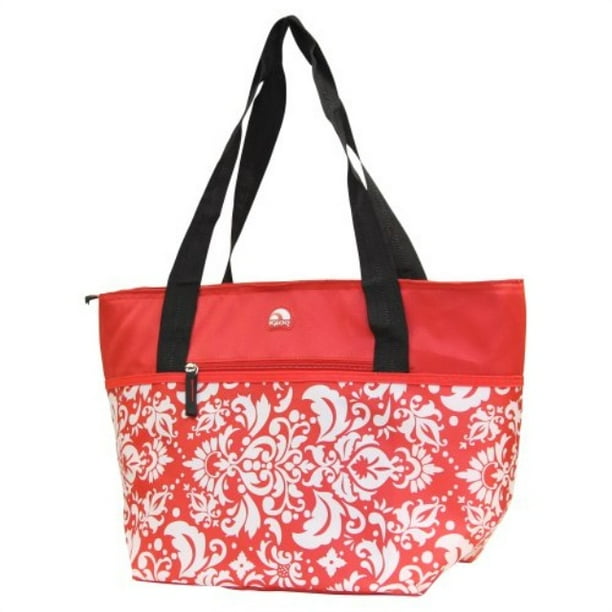 Igloo Igloo 30Can Insulated Shopper Cooler Tote Bag, Red Walmart