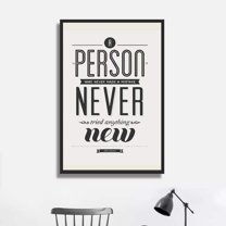 IDEA4WALL Framed Canvas Wall Art for Living Room, Bedroom Quotes Canvas Prints for Modern Home Decoration Ready to Hang