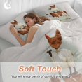 thumbnail image 4 of King 4 Piece Bedding Set Farm Cattle Sheep Chicken Soft Breathable Duvet Cover and Pillowcase, Farmhouse Animal Retro Duvet Cover Set Bed Sheets for Bedroom Dormitory Guest Room, 4 of 9
