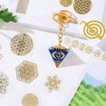thumbnail image 6 of ✪ Pyramid Epoxy Resin Crafts Orgonite Stickers Effect Simulation Copper Orgonite, 6 of 9