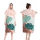 thumbnail image 1 of Albornoz de playa con capucha, toalla de baño, poncho, cremallera de felpa de doble cara, albornoz para cambiarse de surf, 1 of 5
