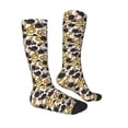thumbnail image 4 of Lsque Snake And Rose Printed Crew Socks Men's Women's LightWeight Thin Casual Calf Socks ,Knee High Socks,Cotton Socks, 4 of 9