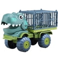 thumbnail image 4 of Coche camión de transporte para , camión contenedor portátil interesante, vehículo de ingeniería desmontabl verde Yotijar Camión de transporte de dinosaurios, 4 of 10