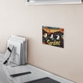 thumbnail image 5 of Yayeee Toggle Light Switch Wall Plate 2-Gang 4.56"x4.48" Decorative Outlet Cover, Black Sardines Pattern, 5 of 7