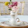 thumbnail image 5 of Kate Aspen Vintage Tea Party Antique Look Ceramic Bud Vase (Medium), Party Favor, Take Home Gift, Wedding Decoration, Table Decor, Bridal Shower Decorations, 5 of 6