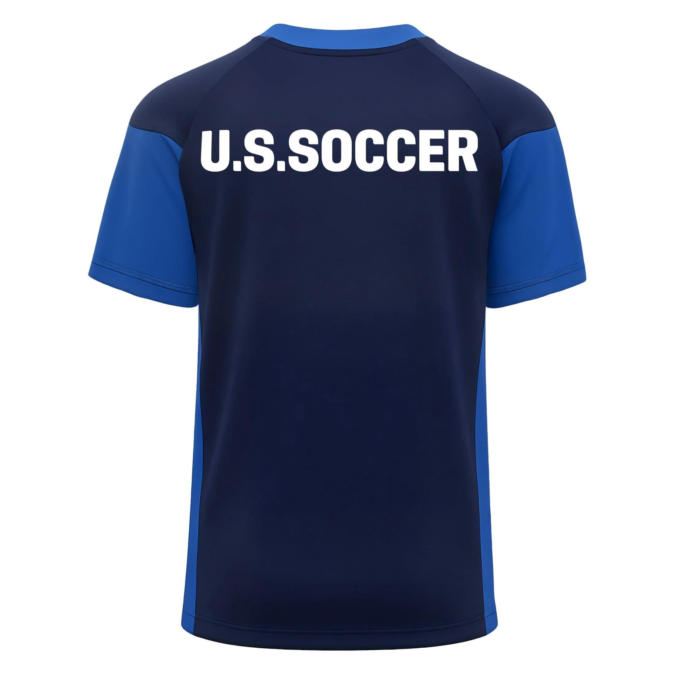 Icon Sports Official Licensed US Soccer Game Day Shirts USMNT Athletic Active Training Game Tee Top |Striker, X-Large