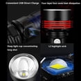 thumbnail image 4 of High Lumens LED Flashlight, 100000 Lumens Waterproof Flashlight, USB Rechargeable, 3 Lighting Modes, 4 of 5