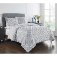 thumbnail image 2 of Better Trends COWRKIGRWH Tufted Wedding Ring Comforter King Comforter Set in Grey/White, 2 of 2