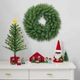thumbnail image 2 of Hvmvliv 11.81in Green Pine Christmas Wreath for Front Door Artificial Christmas Decoration Simulation Pvc Wreath Outdoor Christmas Decoration Green, 2 of 8