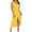 Yellow, variant on QLEICOM Summer Dress, Plus Size Casual Dresses, Women Solid Strapless Long Dress, Beach Split Dress, Party Club Dress, Beach Dress Sun Dresses Yellow M