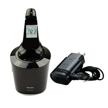 Norelco Cord - Norelco SmartClean Clean & Charge Stand with Power Cord Cleaning System