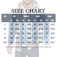 thumbnail image 3 of Vxararl Casual Hoodies for Men Casual Athletic Hoodies Fall Winter Workout Clothes Long Sleeve Sweatshirt Tactical Jackets with Zipper Pockets Mens Zip Up Hoodie Gray 2xL, 3 of 4