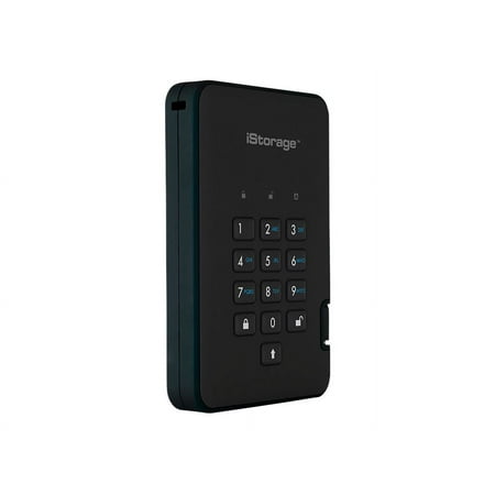 iStorage - diskAshur² 1TB USB 3.2 Gen 1 Portable SSD with Hardware Encryption - Black