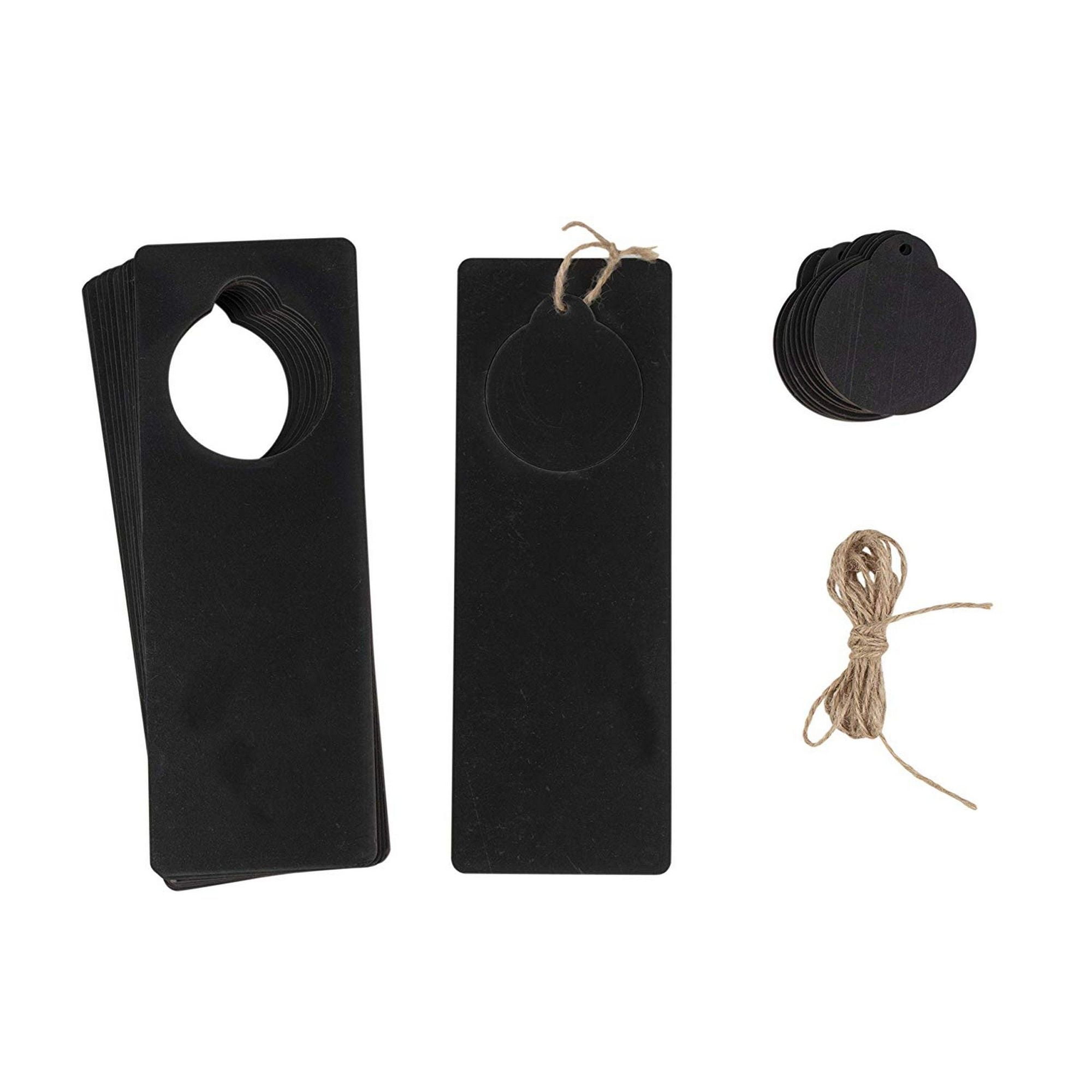 Chalkboard Door Knob Hangers 12Pack Unfinished Wooden Door Hangers