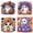 B-4pc, variant on 4 Pack Halloween Diamond Art Kits for Age 8,DIY Easy Gem Painting Kit