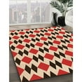 thumbnail image 3 of Ahgly Company Machine Washable Indoor Rectangle Transitional Crimson Red Area Rugs, 4' x 6', 3 of 7