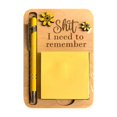 thumbnail image 2 of Wooden Holder Funny " I Need To Remember" Desktop Organizer (Without Pen & Sticky Notes) Humorous To Do Reminder Stationery, 2 of 8