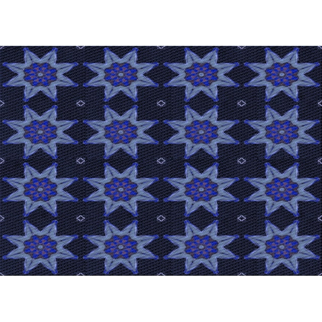 Ahgly Tapis Rectangulaire Lavable en Machine, Bleu Nuit, 8 Pieds x 12 Pieds