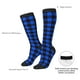 thumbnail image 4 of Balery Buffalo Plaid Blue Black Calcetines novedosos Calcetines deportivos Calcetines hasta la rodilla Calcetines de algodón Calcetines originales y geniales, 4 of 6