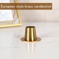 thumbnail image 2 of Candeleros para Velas, Juego de 8 Portavelas Decorativo para Sala, Portavelas Dorado de Metal, Candelabros para Velas de Mesa Vintage para Velas para Decoraciones, 2 of 8