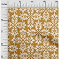 thumbnail image 2 of oneOone Silk Tabby Gamboge Yellow Fabric Asian Ornamental Diy Clothing Quilting Fabric Print Fabric By Yard 42 Inch Wide, 2 of 5