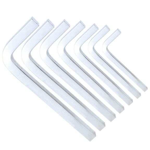 7PCS L shaped Wrench Key Set Square Head Key Wrench Screwdriver Set for Tight Areas Bent Wrenches Allen Wrench