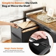 thumbnail image 4 of edx Laundry Basket, Laundry Sorter with Shelf & 4 Pull-Out Removable Bags, 4×10.6 Gallons (40 Liters) for Laundry Rooms, Bathrooms & Dorms，45.67"L x 12.99"W x 29.92"H, 4 of 9