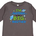 thumbnail image 4 of Inktastic Space Im Going to Be a Big Brother Boys Long Sleeve Toddler T-Shirt, 4 of 5