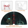 thumbnail image 3 of Lsque Scooby-Doo Print Christmas Tree Skirt, Tree Skirt with Ties or Velcro, Perfect for Holiday Decorations, Halloween, and New Year-36", 3 of 7
