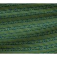 thumbnail image 5 of oneOone Viscose Jersey Fabric Stripe & Paisley Block Print Sewing Fabric BTY 60 Inch Wide, 5 of 5