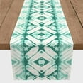 thumbnail image 3 of Creative Products Diamond Shibori Teal 16x72 Poly Twill Table Runner, 3 of 3