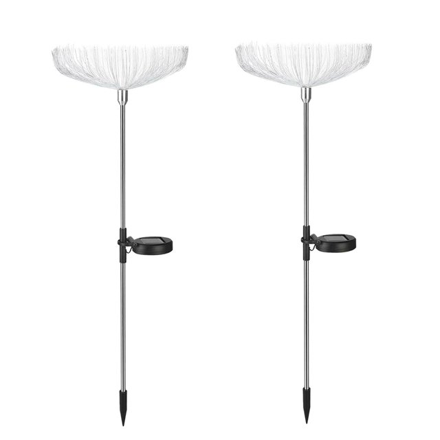2 Unids / set lámpara solar de Medusa Jardín Decoración de Patio Luces kusrkot Luces de césped de camino