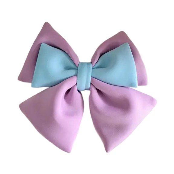 Double Tone Automotive Car Rear Seat Decorative Bows Sticker For Family Cars And Romantics Occasion