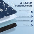 thumbnail image 3 of Lapnalleb Washable Pee Pad for Dogs, Dog Potty Training, 24”x 18”, Reusable Puppy Pad with Heavy Absorbency, Waterproof Non-Slip Pads, 2 Pack, Blue, S, 3 of 8