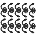 thumbnail image 1 of Nestingho 10Ud De Hierro Fundido Negros Para Pared Con Detalles Antiguos Y Uso Multifuncional, 1 of 5