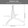 thumbnail image 2 of Minkissy 1Pc Portable Flute Stand White Durable Clarinet Holder with Detachable Four Leg Support, 2 of 7