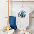 thumbnail image 4 of Sports Hefty Smurf Active Man Cartoon Bodysuit Jumper Boys Infant Baby Brisco Brands NB, 4 of 6