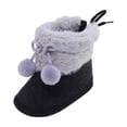 thumbnail image 3 of Bmnmsl Baby Boots Winter Warm Soft Sole Fluffy Cute Non Slip Shoes for Newborn Infant, 3 of 6