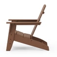 thumbnail image 5 of Better Homes & Gardens by POLYWOOD Southlake Outdoor Modern Adirondack Chair, All-Weather HDPE, Patio Seat, Teak, 5 of 11