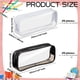 thumbnail image 3 of 50 Pcs Clear Pencil Pouch Large Travel Toiletries Bag Makeup Bags, 3 of 5