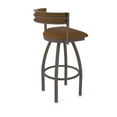 thumbnail image 2 of 861 Artemis 30" Swivel Bar Stool with Bronze Finish and Canter Thatch Seat and Back, 2 of 5