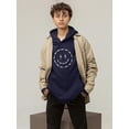 thumbnail image 2 of Smiling Barb Wire Face Hoodie Men -Image by Shutterstock, Male XX-Large, 2 of 4