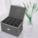 thumbnail image 1 of Cajas de almacenamiento, contenedores de caja de almacenamiento para copas de vino para cristalería o cristal, sostiene copas de vino tinto o blanco, 1 of 5