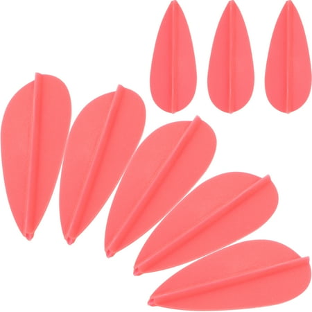 unbranded 20Pcs Arrow Fletchings Plastic Reusable Arrow Fletchings Potable Archery Parts Arrow Fletchings