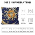 thumbnail image 5 of YINGXI Double Sides Print , Pillowcase Soft Square, Starry Galaxy Throw Single Pack for Room Decor 12x12in, 5 of 5