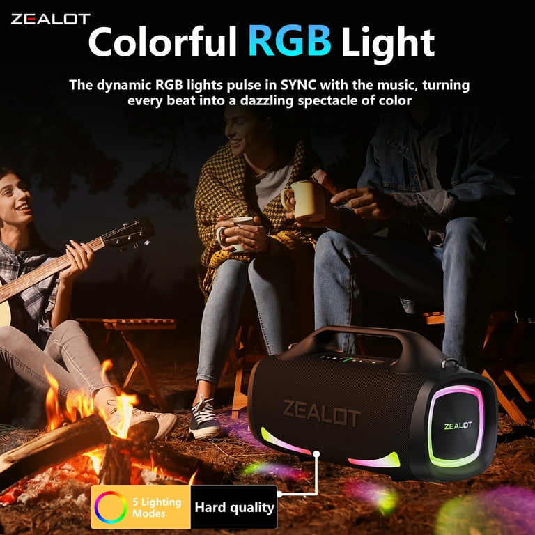 ZEALOT S79 100W portable wireless speaker, with handle, HiFi sound